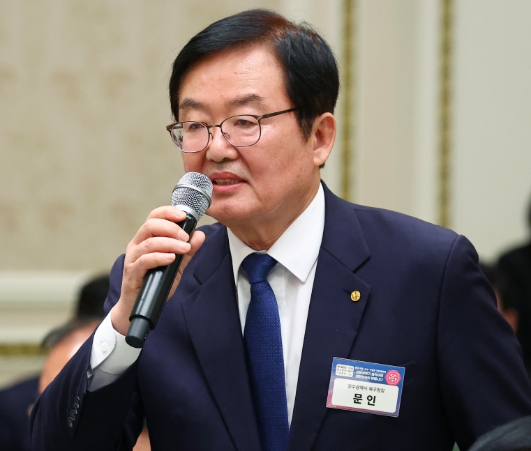 문인 광주 북구청장, 1월8일 사임…광주시장 출마 준비