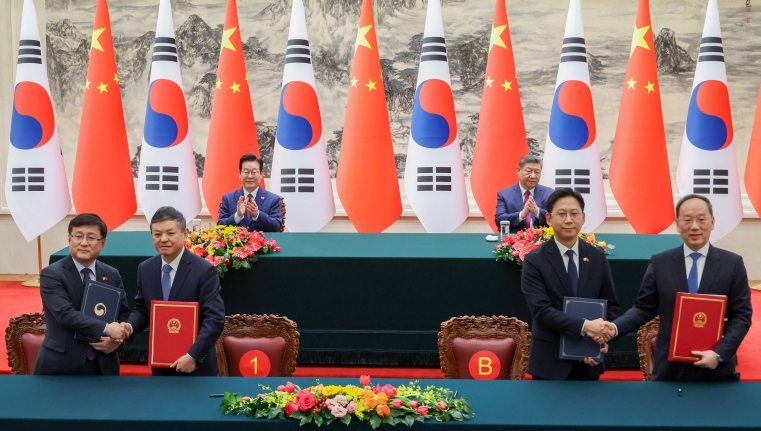 한중, 황사·사막화예방 폐기물 정책 등 환경·기후 협력 논의