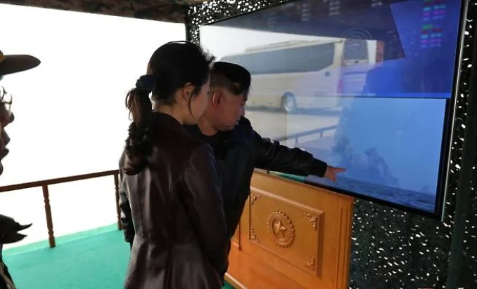 북한, 600㎜ 방사포 타격훈련