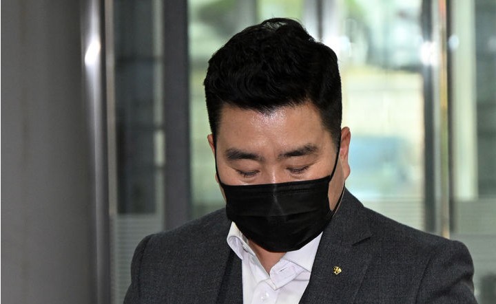 법원 출석하는 김현태 전 707 특수임무단장