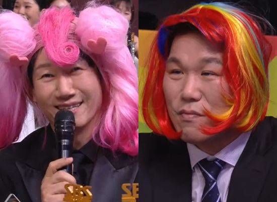 "대상 줄 것처럼"…모친상 지석진에 핑크가발 씌운 SBS