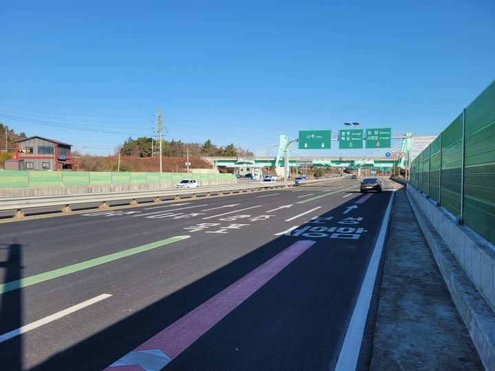 무안 남악IC 진입도로 확포장 공사 준공, 교통정체 완화