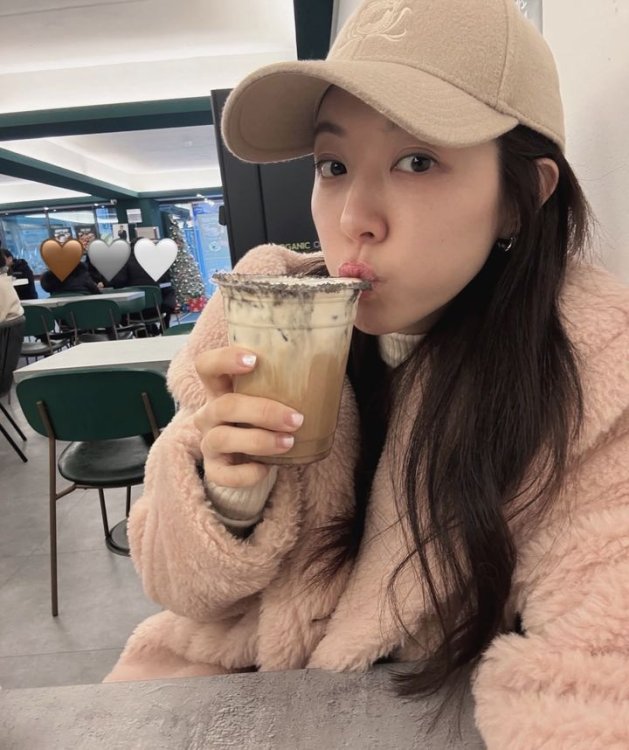 복귀 박한별, 정보석 카페서 힐링 "수다 5시간"