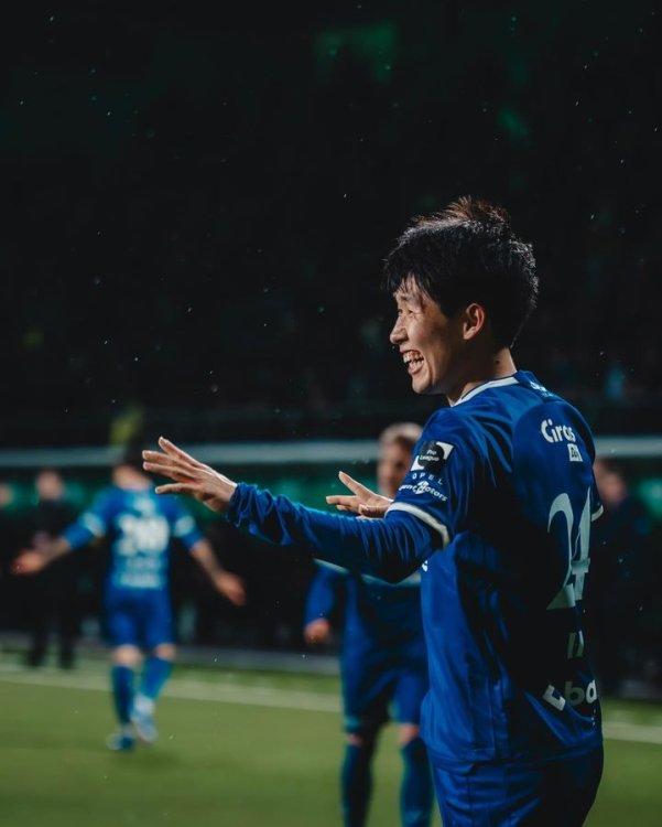 홍현석, 임대 이적 3경기 만에 첫 골…헨트는 1-1로 비겨