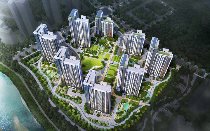 현대건설 '힐스테이트 자이 아산센텀' 787가구 본격 입주