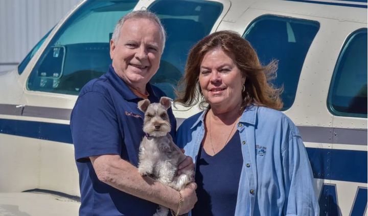 비행기 추락해 조종사 부부 사망…반려견은 '기적 생존'