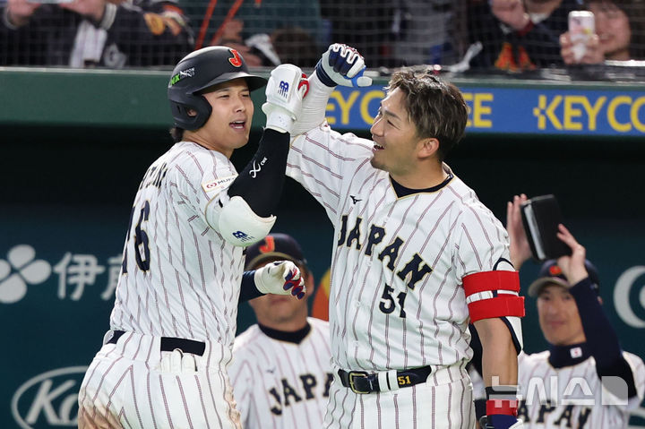 '오타니 휴식' 일본, 체코 9-0 완파…4전 전승 '8강행'[2026 WBC)