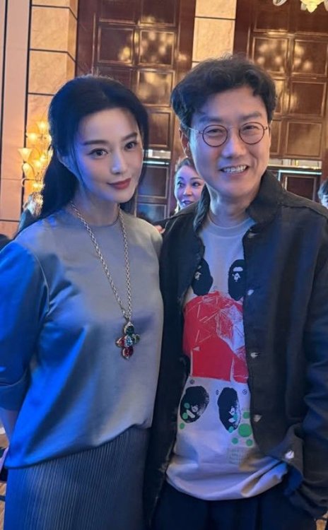 판빙빙, 오겜 황동혁 감독과 홍콩서 만났다