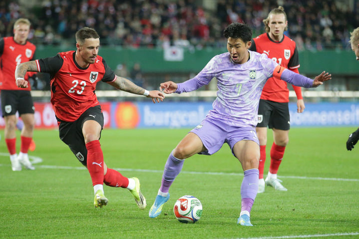 '손흥민 또 침묵' 홍명보호, 오스트리아와 평가전 0-1 패배