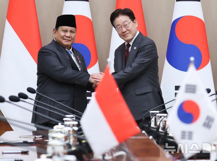 李 "중동전쟁 우려, 인니와 자원 협력 확대"…프라보워 대통령 "포괄 협력 확대"(종합)
