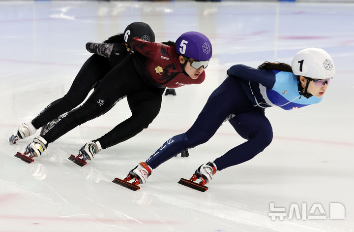 쇼트트랙 최민정, 대표 선발전 500m 1위…종합 선두로 점프
