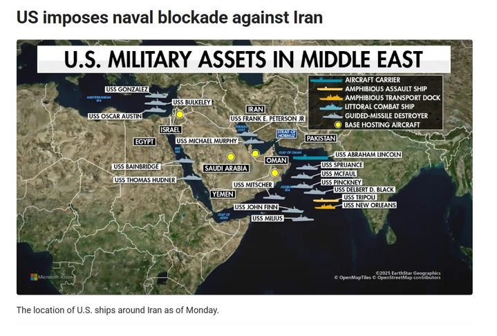 트럼프 "이란 고속정, 봉쇄망 접근시 제거"…최소 17척 일대 배치