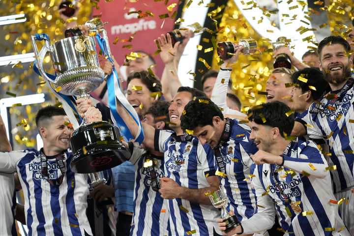 소시에다드, 아틀레티코 꺾고 6년 만에 스페인 국왕컵 우승