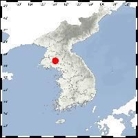 북한 황해북도 서북서쪽 26㎞ 지역서 규모 2.5 지진