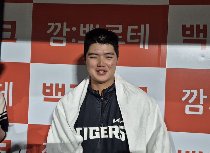 6이닝 노히트로 데뷔 첫 승…KIA 김태형 "선발로서 충분히 어필한 것 같다"